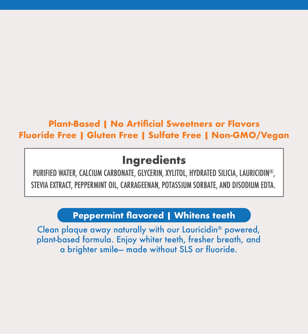 Natural Toothpaste – Lauricidin