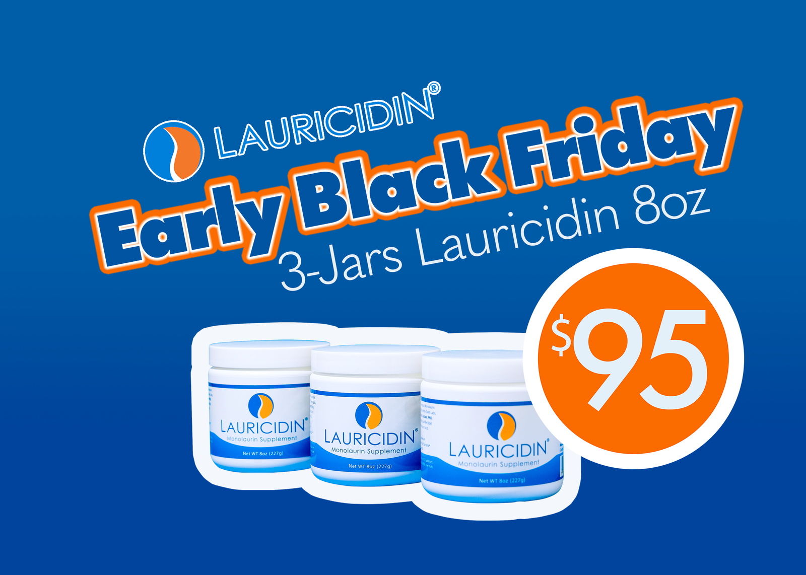 3 Jars of Lauricidin® For $95