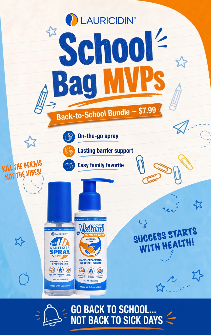 Back-to-school wellness offer from Lauricidin