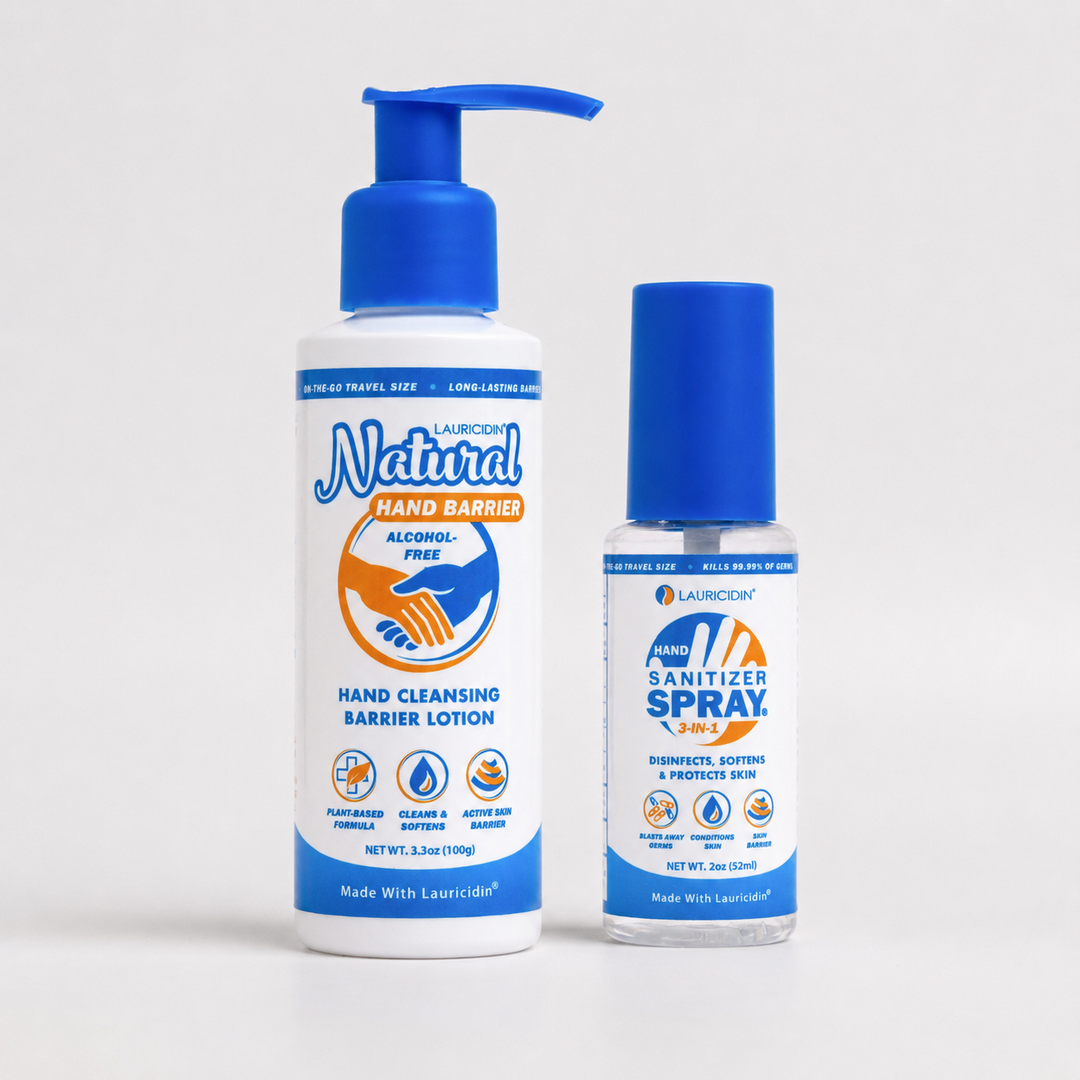 Back-to-School Bundle with Hand Sanitizer Spray and Barrier Lotion