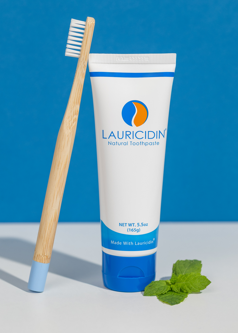lauricidin monolaurin toothpaste toothbrush