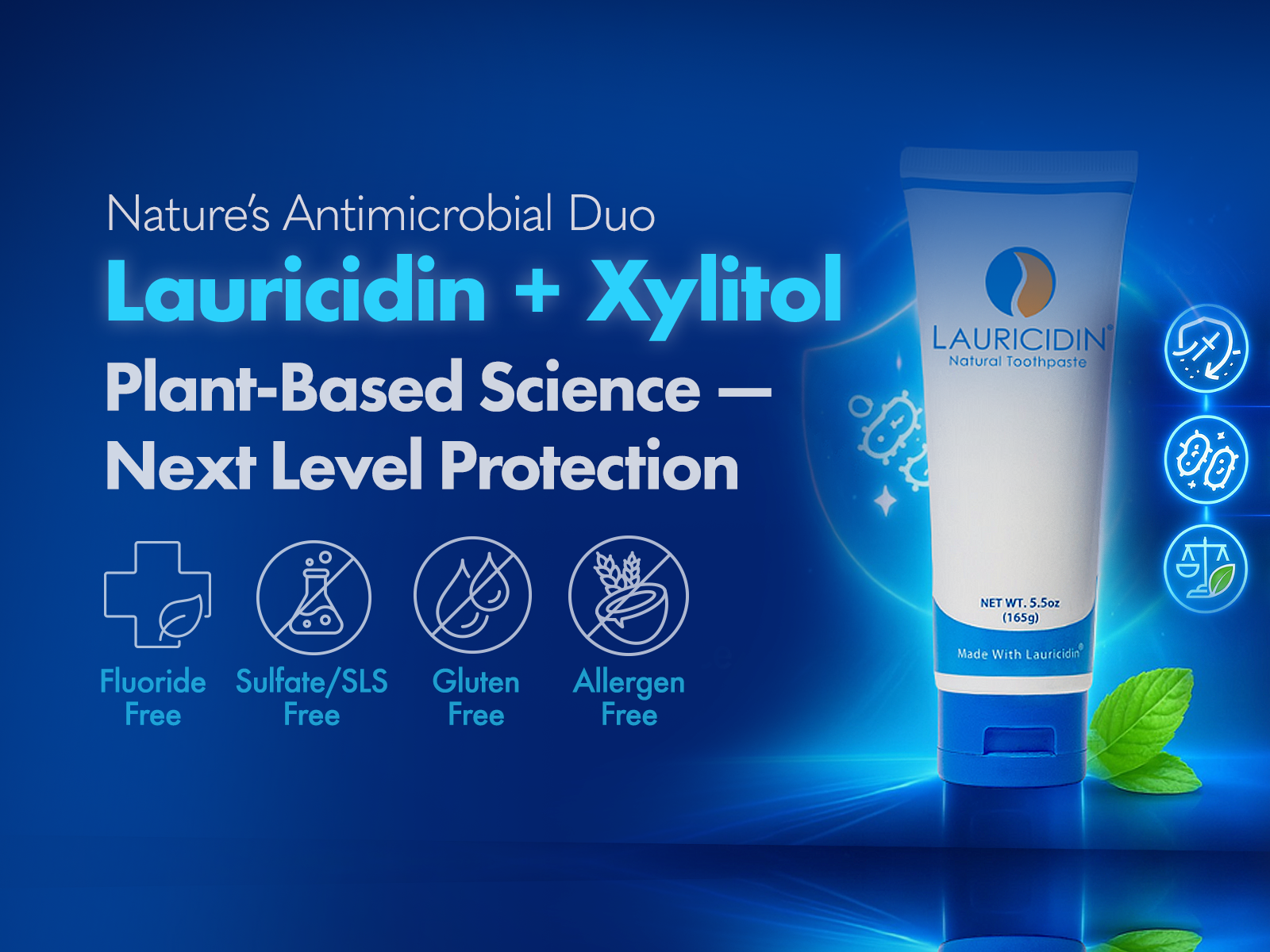 Lath Toothpaste Natural Toothpaste – Lauricidin